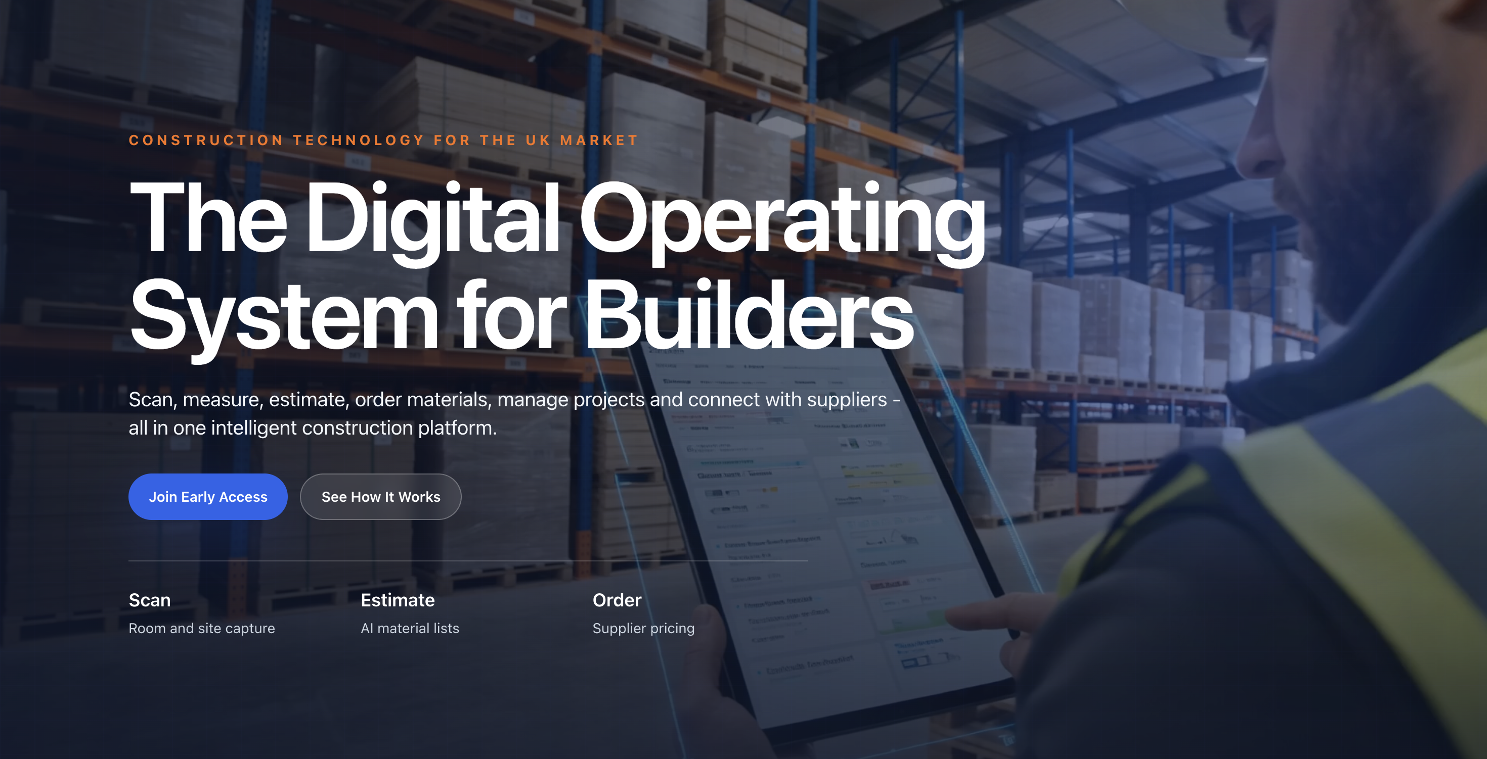 Builders App AI website project cover